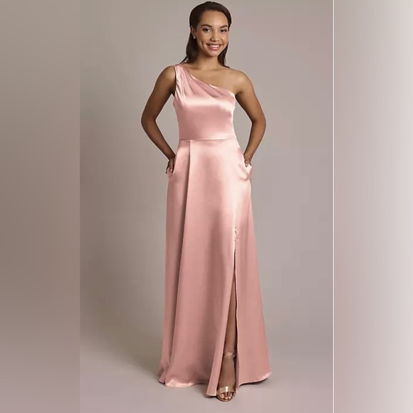 CELEBRATE DB STUDIO Ballet RN84270 One-Shoulder Bridesmaid Dress - Picture 1 of 8